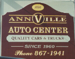 carved sign annville auto center