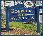 carved sign goepfert eye associates